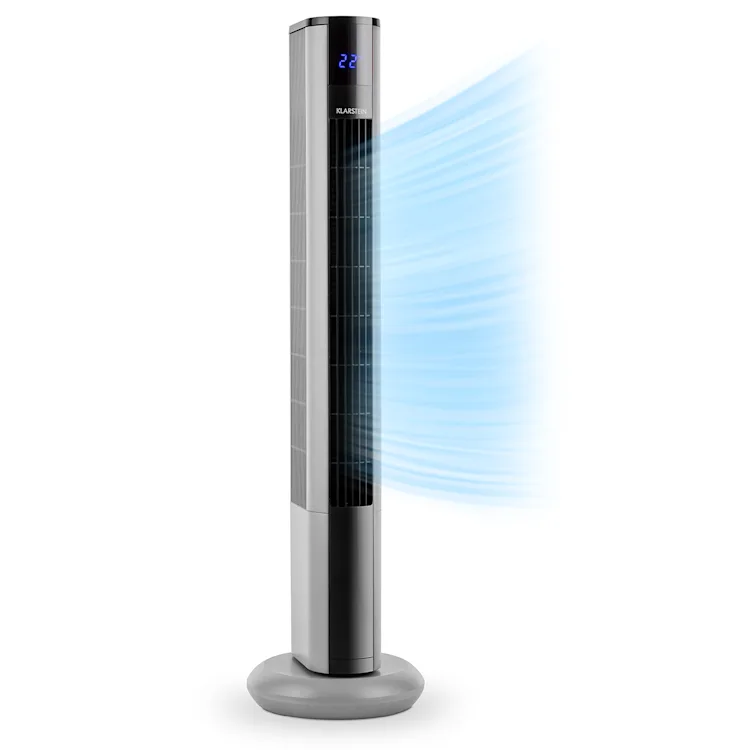 پنکه ستونی کلارشتاین آلمان مدل klarstein Skyscraper 3G - طراحی باریک و مینیمال با کنترل دیجیتال و نوسان 80 درجه